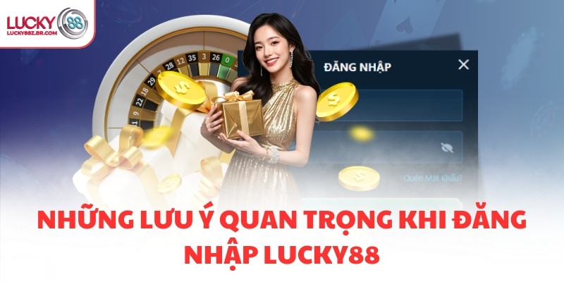 Những lưu ý quan trọng khi đăng nhập LUCKY88